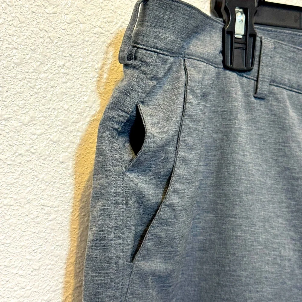 Dunning Golf Performance Gray Flat Front Shorts with Modern Classic Cut Men’s 40 - Picture 3 of 9